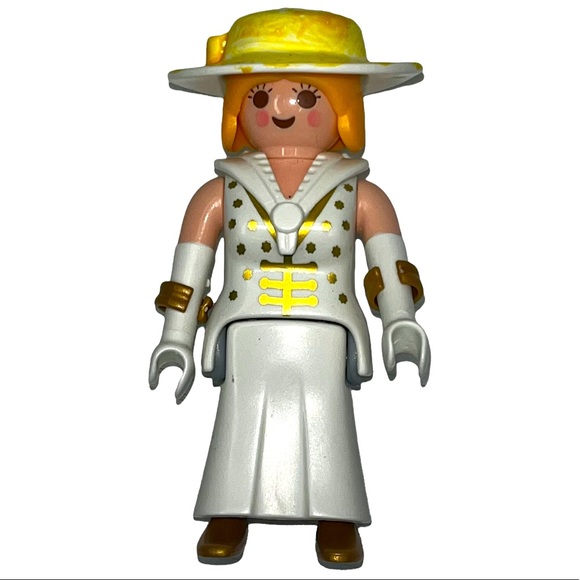 Rare Playmobil Vintage 1987 Geobra Lady Action Figure - Picture 1 of 12